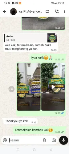 Testimonial Papan Bunga Pernikahan karawang
