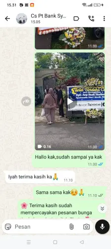 Testimonial Papan Bunga karawang